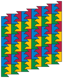 An example of an anisohedral tiling